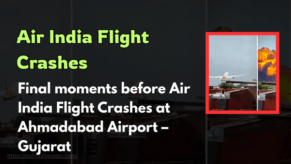 Final moments before Air India Flight Crashes at Ahmadabad Airport – Gujarat